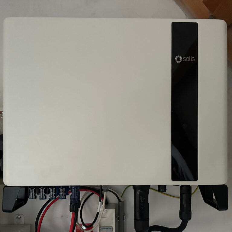 installatie omvormer solis goes stroom loods