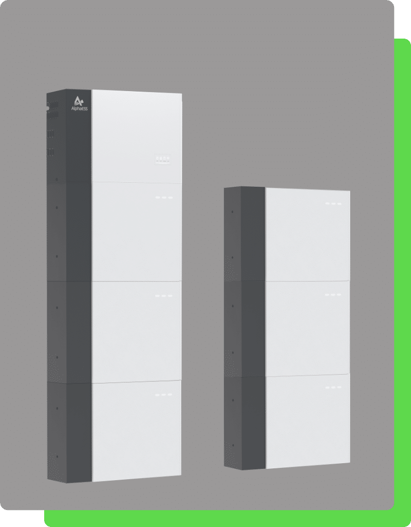 AlphaESS thuisbatterij 10kw 22.8kWh 3fase stroomloods