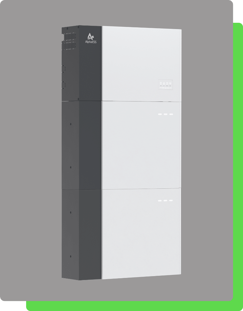 AlphaESS thuisbatterij 5kw 7.6kWh 1fase stroomloods