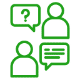 icon persoonlijk contact stroom loods