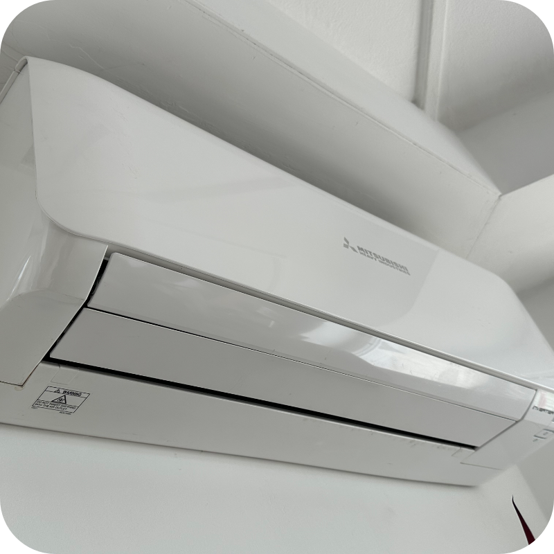 mitsubishi airconditioner stroom loods