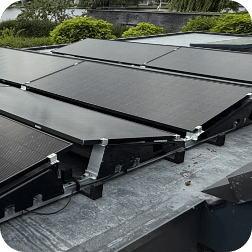 zonnepanelen denim stroom loods