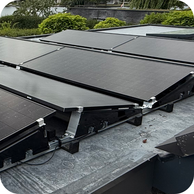 zonnepanelen denim stroom loods