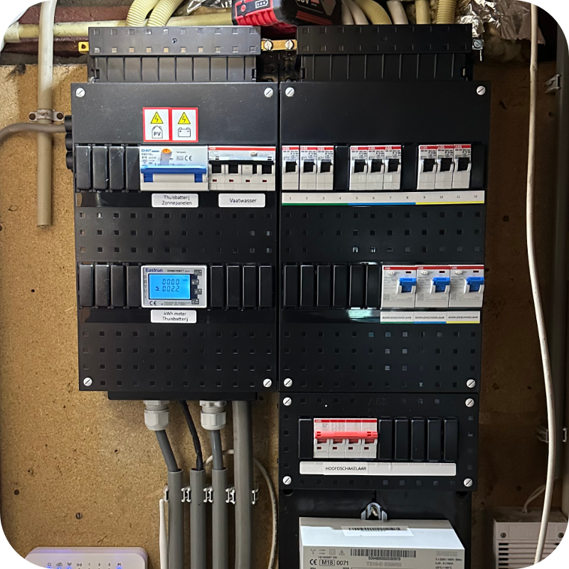 3 fase groepenkast stroom loods installatie