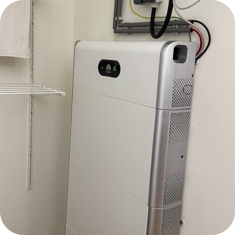 thuisbatterij huawei installatie stroomloods