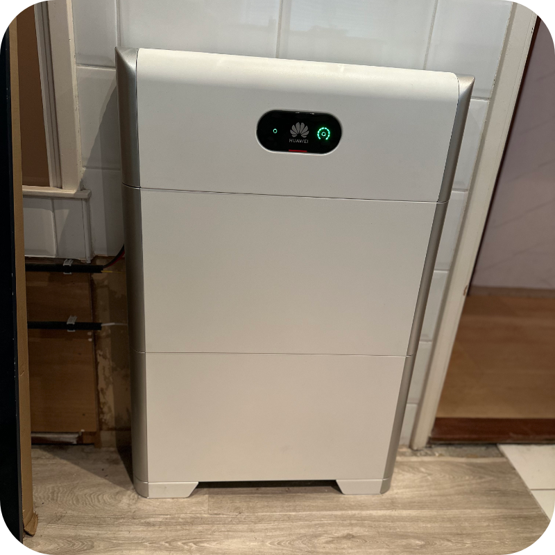 thuisbatterij huawei installatie stroom loods