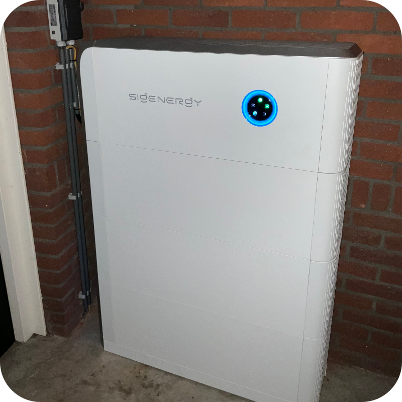 thuisbatterij sigenergy installatie stroom loods